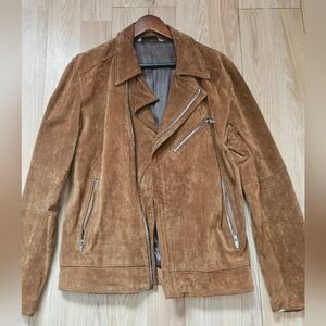 Zara Brown Lightweight Corduroy Shirt Jacket